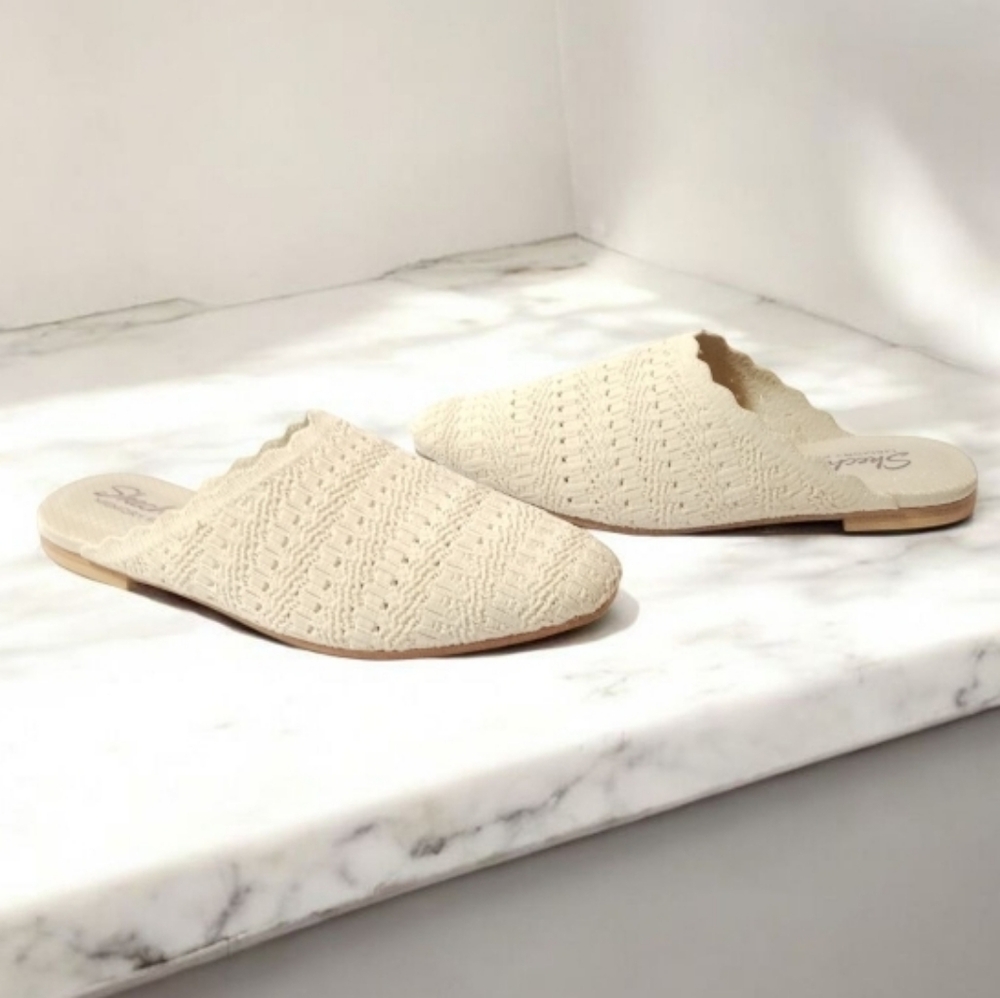 Skechers Cleo Snip Knit Slip-on Mules Size 6